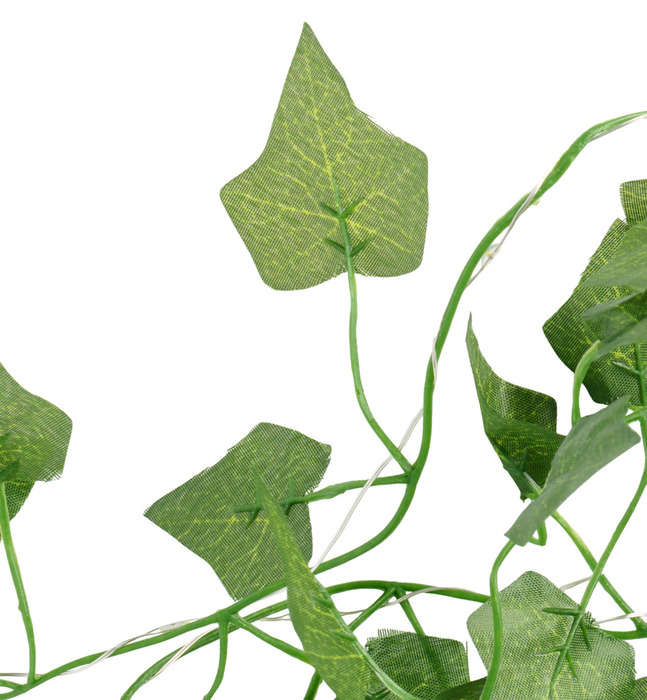 Efeuguirlande med 20 LED-pærer - Garden 